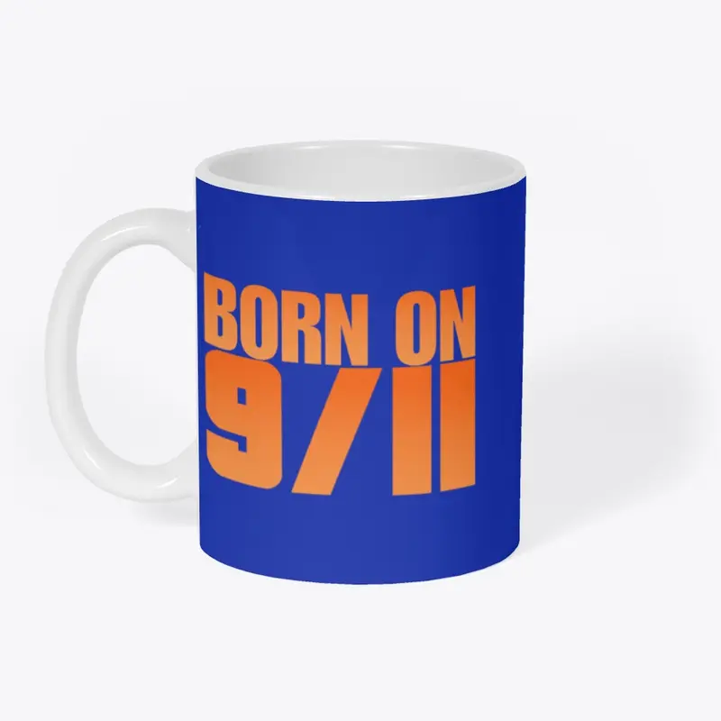 Born On 9/11 Book Mug