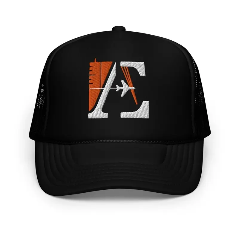 AE logo orange white